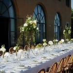 A Tuscan wedding table