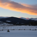 Devil's Thumb Ranch sunrise clouds