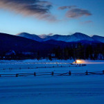 Devil's Thumb Ranch snowcat dawn