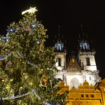 Prague square Christmas tree