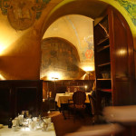 Prague U Malírù side dining room